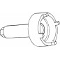 Mercruiser Bearing Carrier Nut removal tool