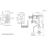 Yamaha Contactslot paneel met M.O.B schakelaar