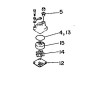 Waterpomp reparatie kit 20D & 25N