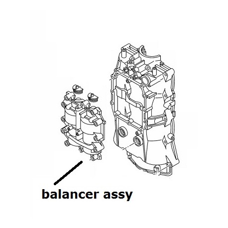 Yamaha F150A Balancer Assy