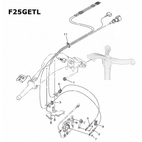 Montage/kabel set F25G