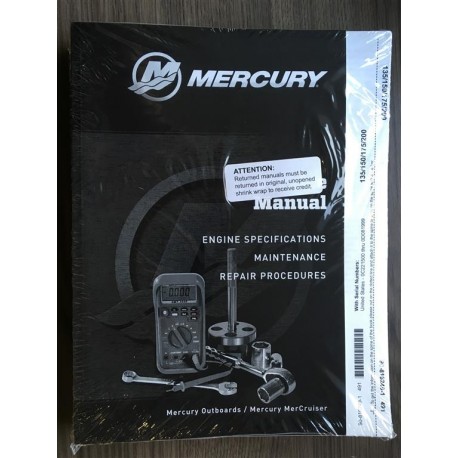 Mercury Service manual  135 tot 200 pk V-6