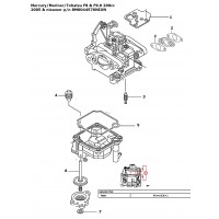 Carburateur reparatie kit Mercury F8 & F9.9 209cc