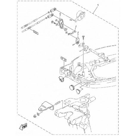 Aanbouwkit Yamaha F25A