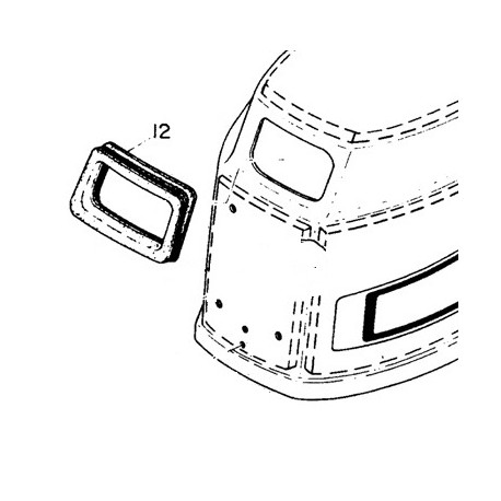 Rubber Seal Top Cowl 9.5A  12A & 15A