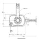 Seastar Solutions CHX8050 schakelkast Chrome