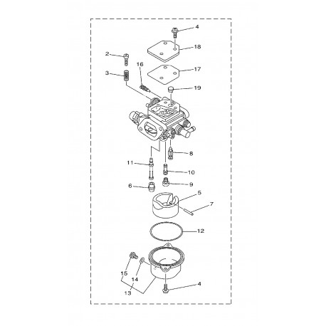 Carburateur Yamaha F8C