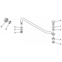 Tiller arm yamaha F20G & F25G