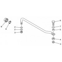 Tiller arm yamaha F20G & F25G