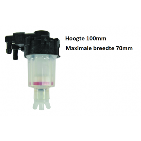 Brandstof filter waterafscheider tot 30pk