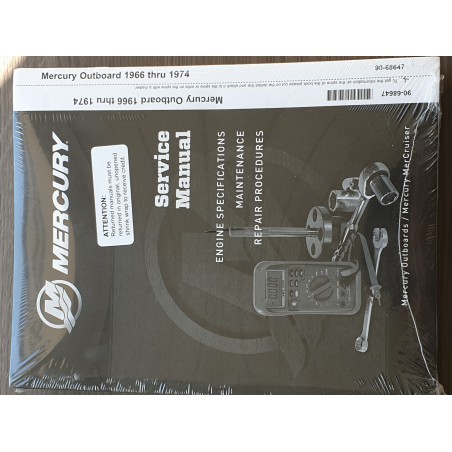 Kiekhaefer Mercury Service manual 1966 thru 1974 All models
