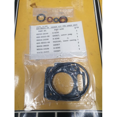 Gasket kit for lower unit yamaha 9.5A // 12A