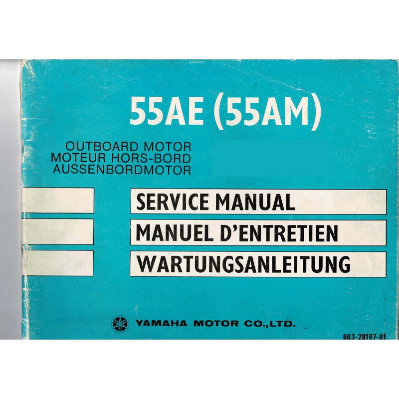 service manual PDF663-28197-80 Yamaha 55A
