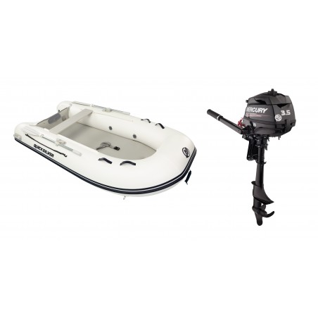 Quicksilver 300 Airdeck + Mercury motor