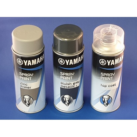 Yamaha spuitlak set bluish grey metallic 2