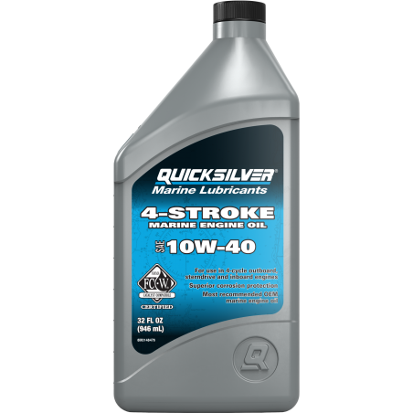 Quicksilver 10W40 4 takt olie  tbv Suzuki buitenboordmotoren