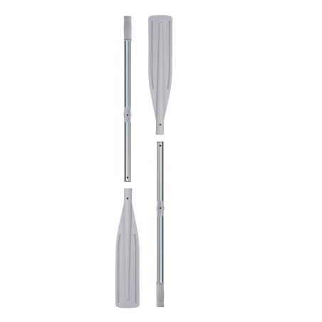 Roeiriemen Quicksilver Opblaasboot 142cm Grijs