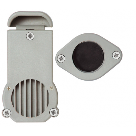 Zelflozer type Schuif Quicksilver Zwart 24mm