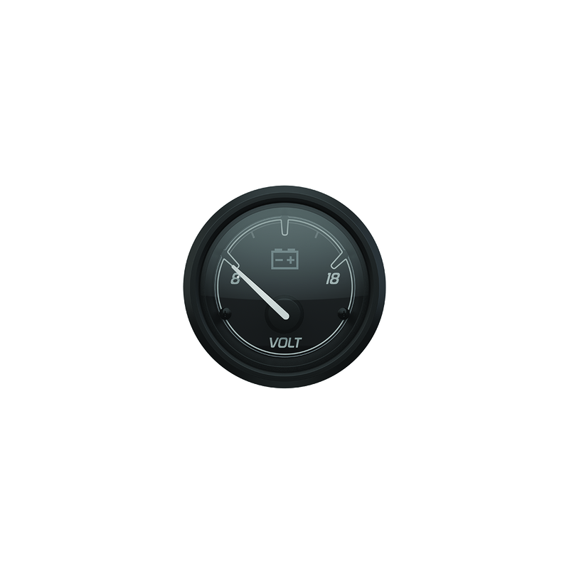 Voltmeter Analoog Sport Zwart Zwart