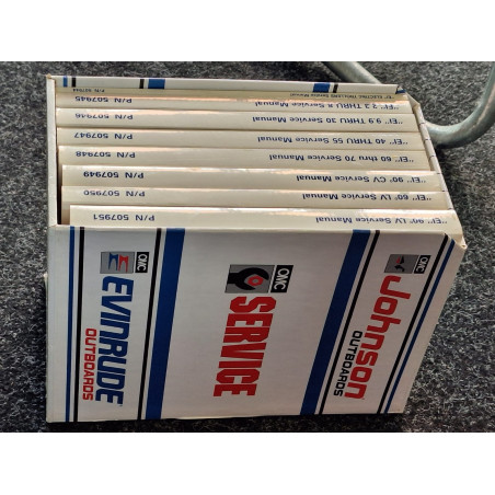 Evinrude Johnson OMC Service manual set 1990