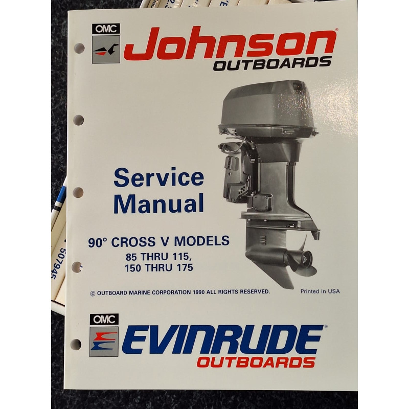 Evinrude Johnson OMC Service manual set 1992