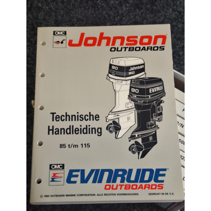 Evinrude Johnson OMC Service manual set 1990