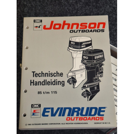 Evinrude Johnson OMC Service manual set 1990