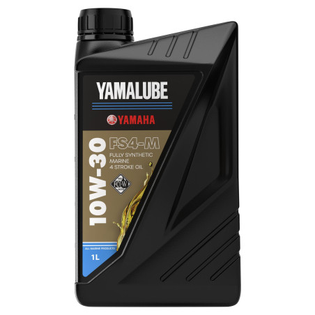 Yamalube 10W30 FS4-M volledig synthetische 4 takt olie 1 ltr.