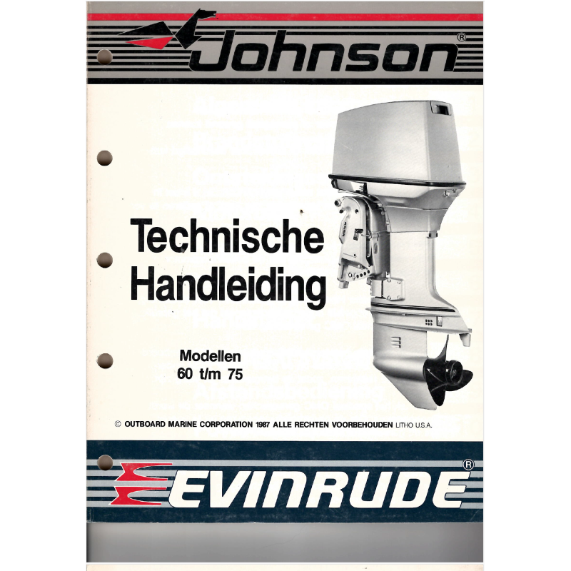Service manual OMC 60-75pk 1987 Nederlands