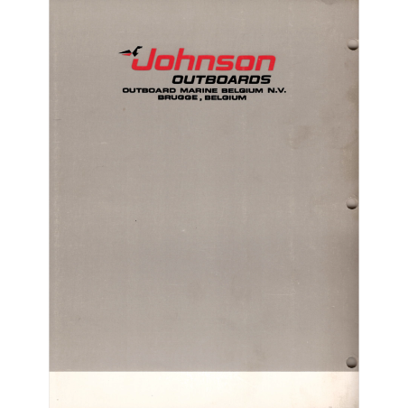 Johnson Instruction Book 70 & 75 HP models 1978