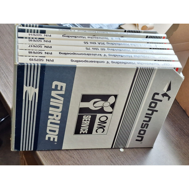 Johnson & Evinrude Werkplaats handboeken set 1987 Johnson & Evinrude Werkplaats handboeken set 1987