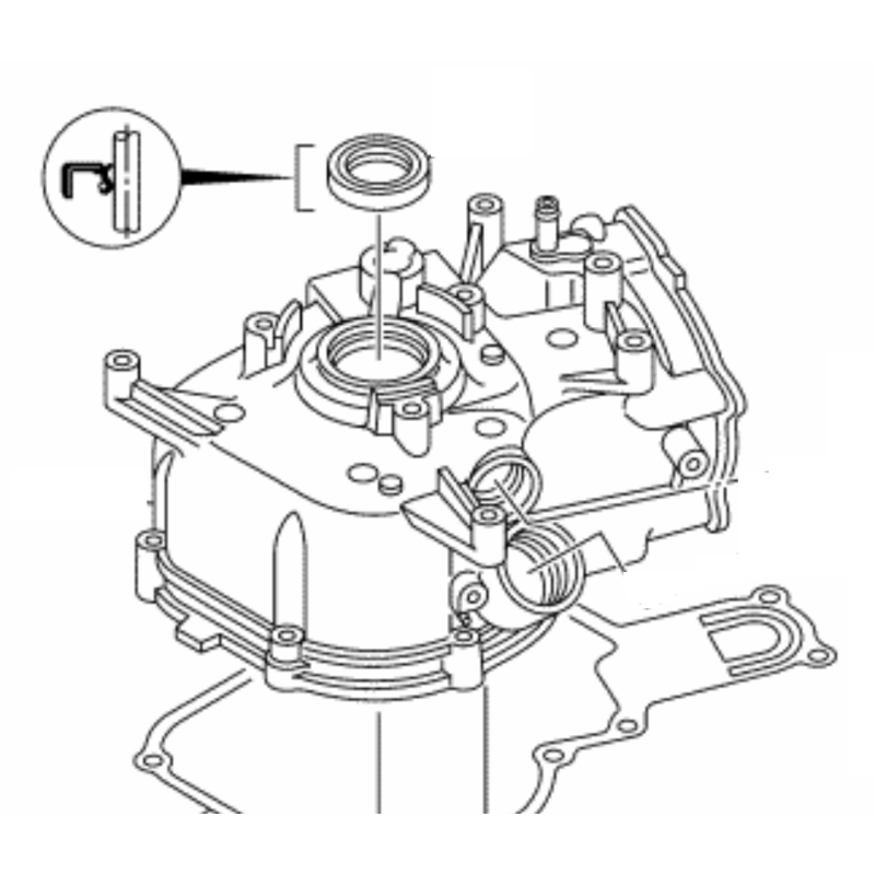 Yamaha Krukas Kering F4B // F5A // F6C  boven