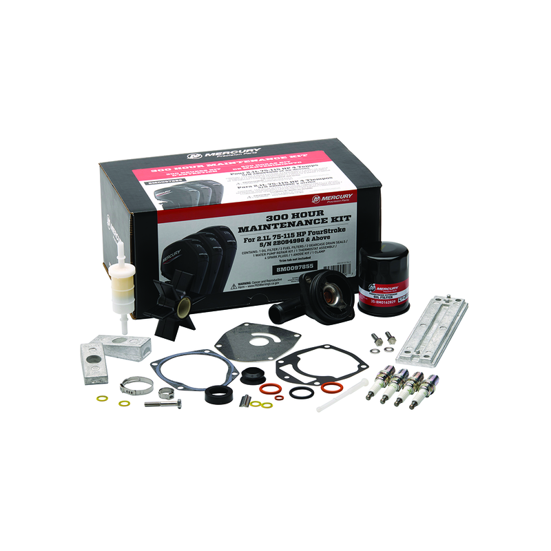 Service kit Mercury F75 t/m F115 2.1 ltr 300 uren
