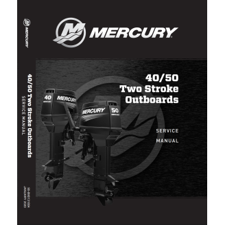 Mercury & Tohatsu service manual 40-50pk 2 takt ( japan)