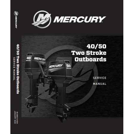 Mercury & Tohatsu service manual 40-50pk 2 takt ( japan)