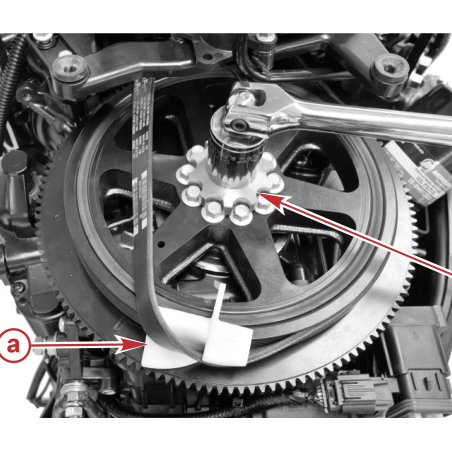 Alternator belt Shoe