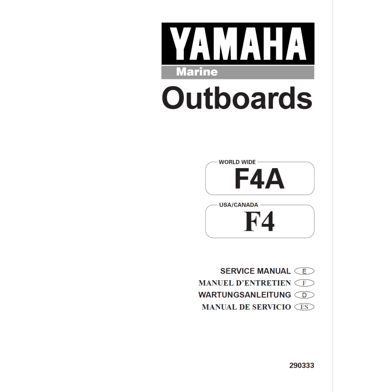 Yamaha F4A Service manual PDF Yamaha F4A Service manual PDF