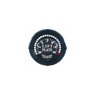 Jackplate indicator gauge  zwart LED Bobs Marine
