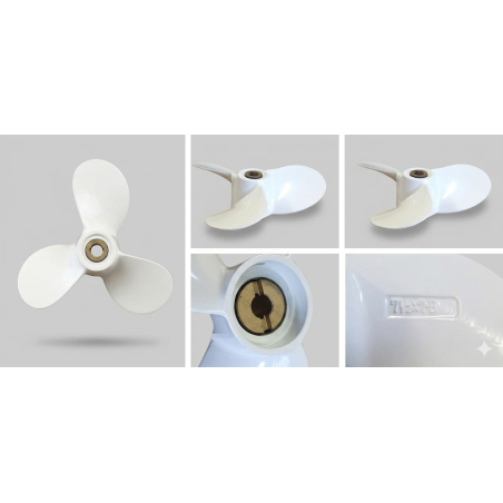 Propeller voor Yamaha 4A, 4C, 5B, 5BS & 5C (Breekpen model)