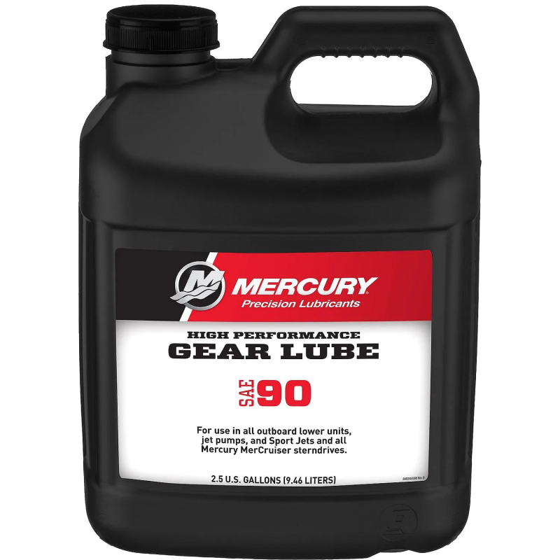 Mercury High Performance Gear Lube – 80W-90 Staartstukolie 10ltr. Mercury High Performance Gear Lube – 80W-90 Staartstukolie 10ltr.