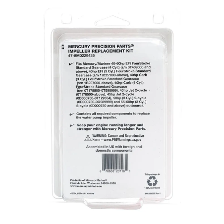 Originele Mercury  Impeller Waterpomp Reparatie set
