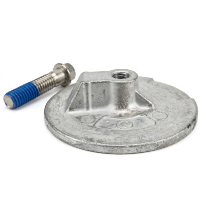 Aluminium plaat anode 76214Q5 en 76214T5 met montagebout voor Mercury buitenboordmotoren en Mercruiser sterndrives