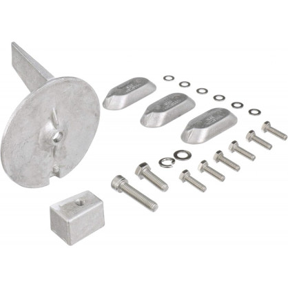 Quicksilver aluminium anode set 8M6007993 voor Yamaha buitenboordmotoren F30B tot F60F