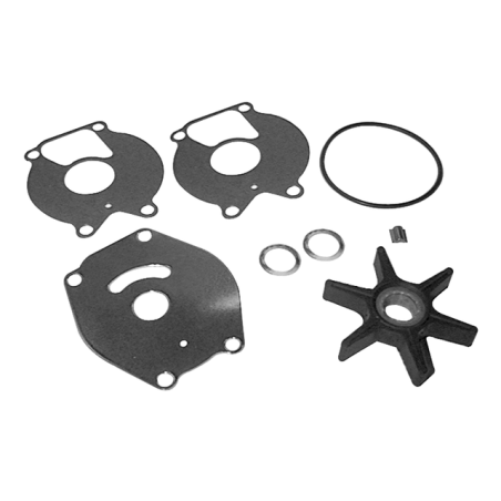 Originele Mercury waterpomp reparatieset 47-85089T4 met OEM-impeller, roestvrijstalen bodemplaat, pakkingen en o-ringen