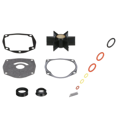 Mercury Mariner waterpomp reparatiekit met onderdeelnummer 47-8M0100527 inclusief impeller RVS bodemplaat en pakkingen