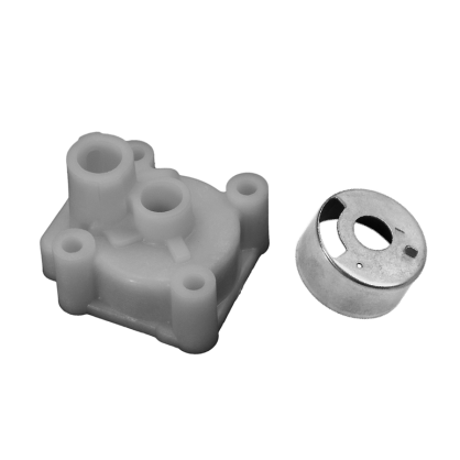 Origineel Mercury waterpomphuis met artikelnummer 803750A02 inclusief roestvrijstalen insert voor 8 en 9.9 pk buitenboordmotoren
