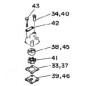 Waterpomp Reparatie set Yamaha 6C & 8C