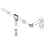 Montage set voor roer arm 124 mm