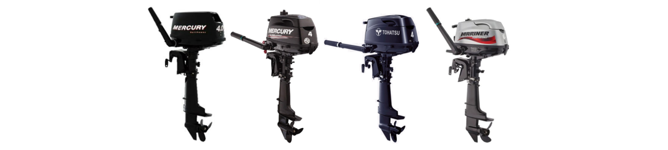 Mercury Mariner Tohatsu 1 clinder viertakt buitenboordmotoren 4-5-6 pk